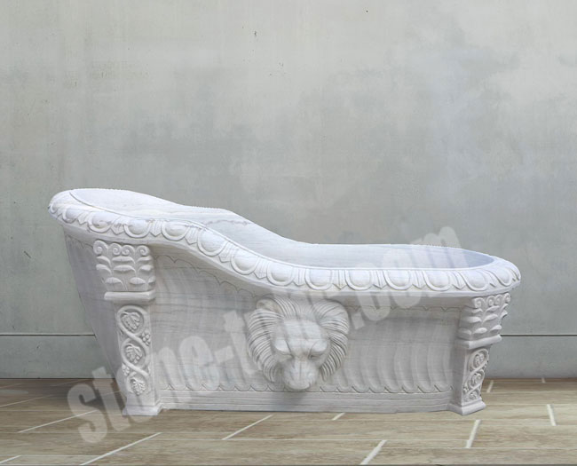 stone bathtub