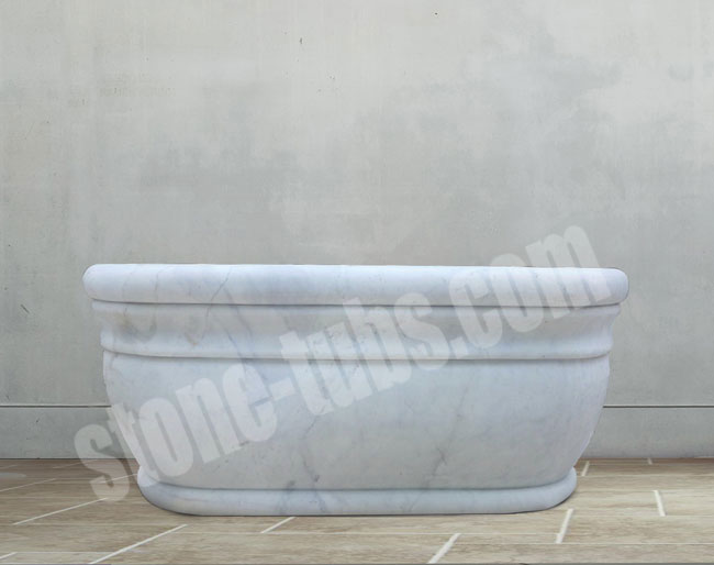 stone bathtub