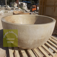 Lunar surface stone tub Lunar surface stone tub