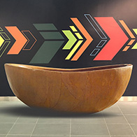 Stone Bathtub Orange Marble Stone Bathtub Orange Marble
