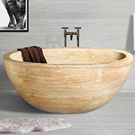 Travertine bath Travertine bath