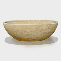 Travertine bathtub Travertine bathtub