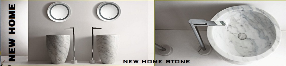white carrara marble sinks