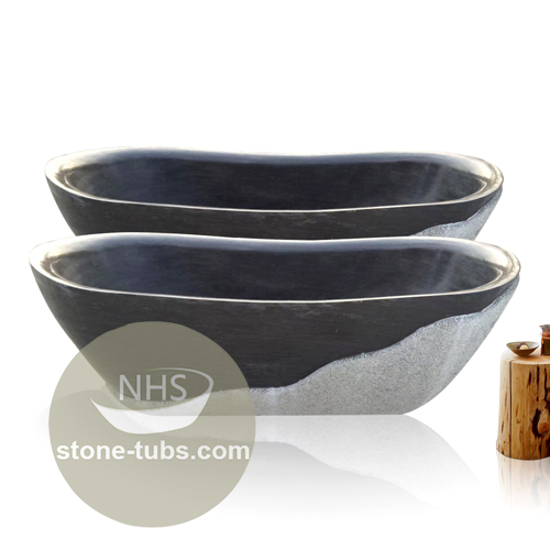 Granite bathtub black