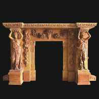 statue marble mantel statue-marble-mantel