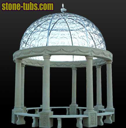Large marble gazebos Large marble gazebos