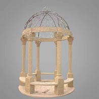 outdoor gazebo stone-fountains