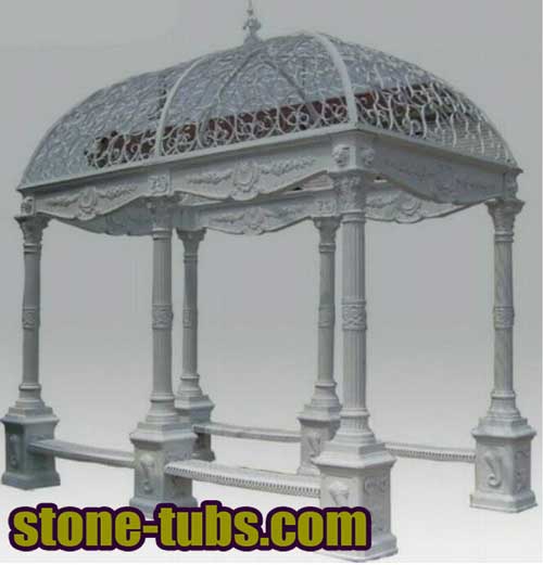 white-marble-gazebo white-marble-gazebo