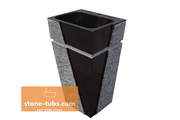 marble pedestal sink