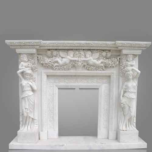 corner-fireplace-mantels
