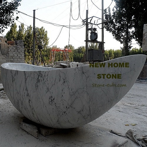 stone bathtub