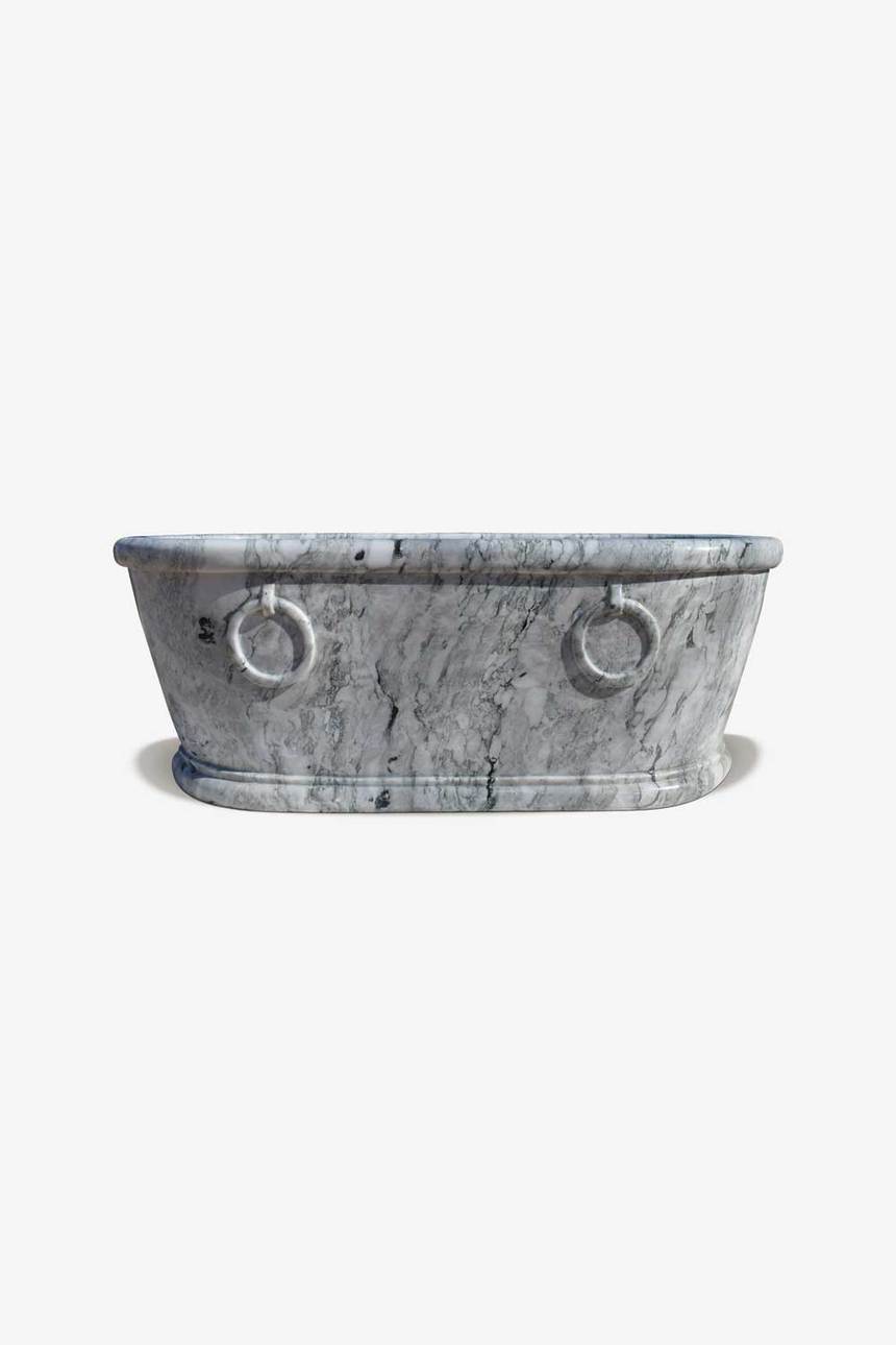 Travertine stone tub world's top designer's choice