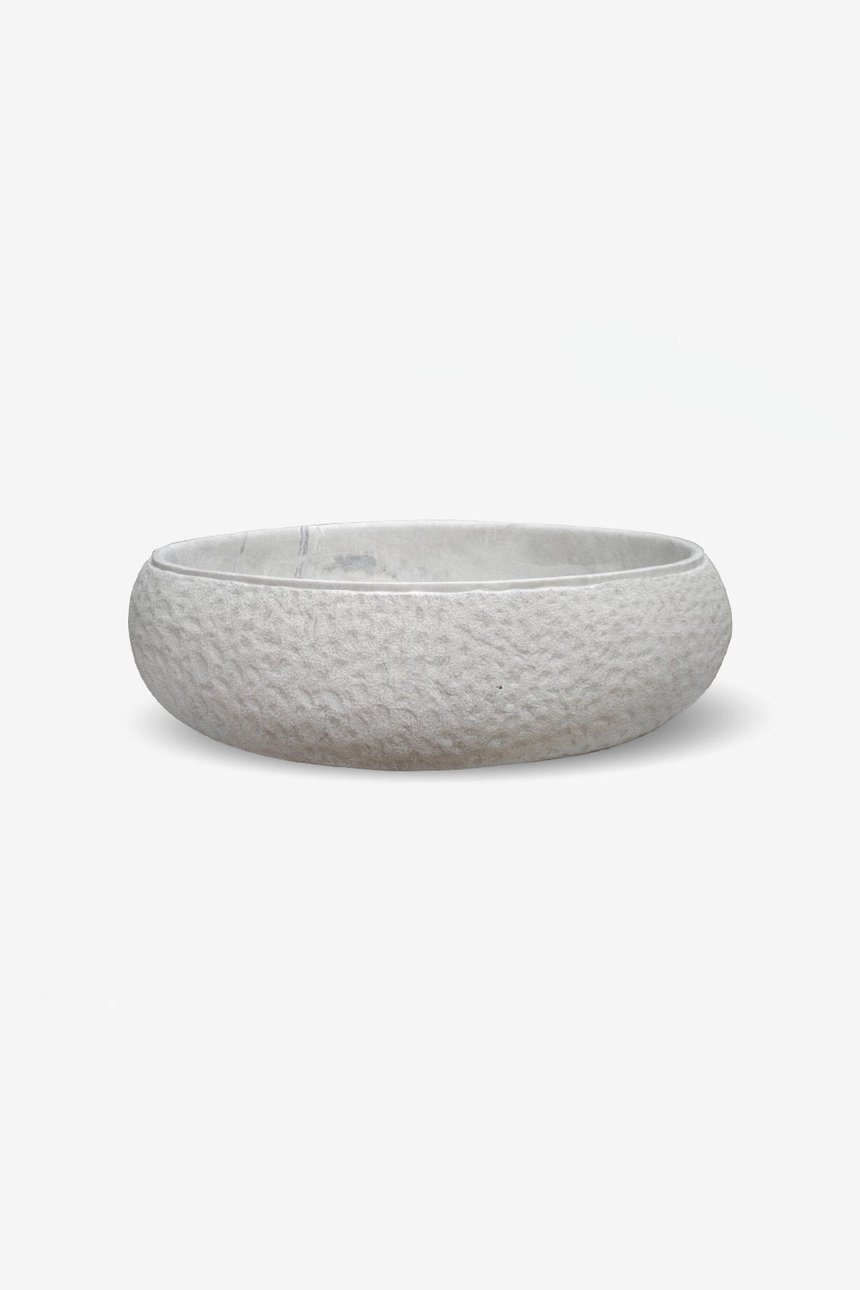 Stone bathtub white marble tub