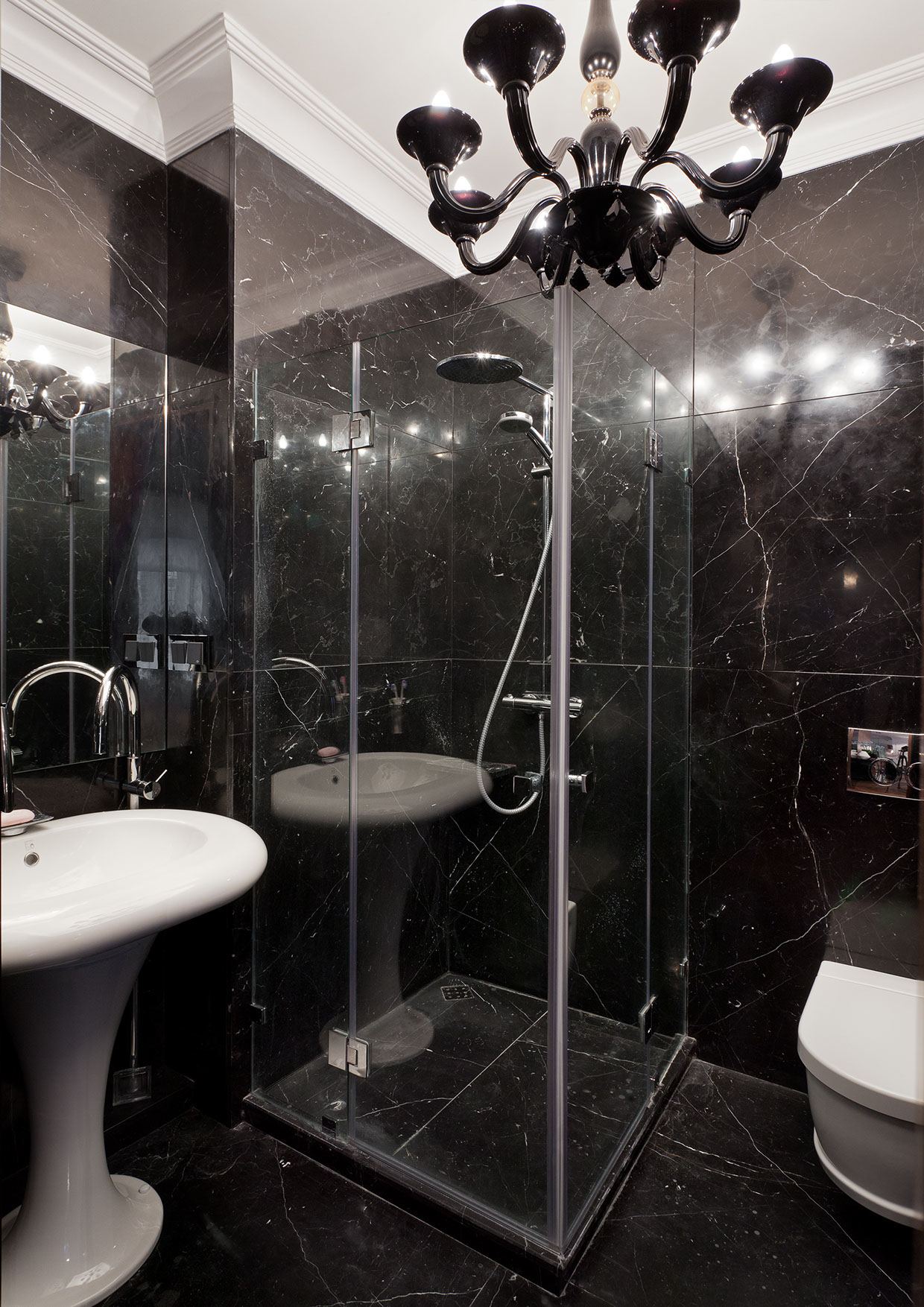Black Marble Bath