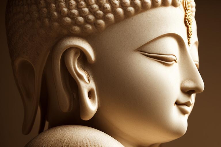 Buddha marble statue