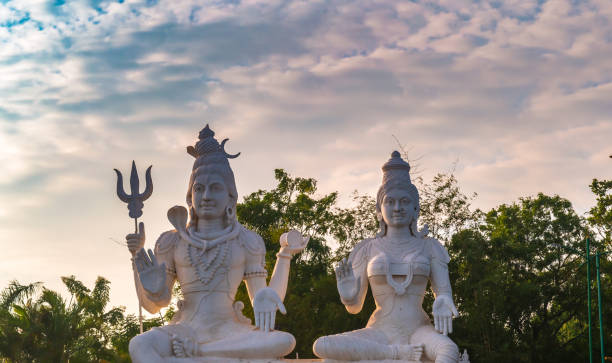 Shiva marble statue