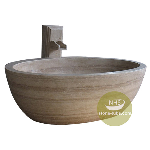 Travertine tubs